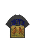 Compton Blue T-Shirt Vintage Gray