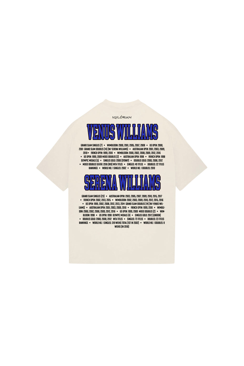 Compton Blue T-Shirt Off White