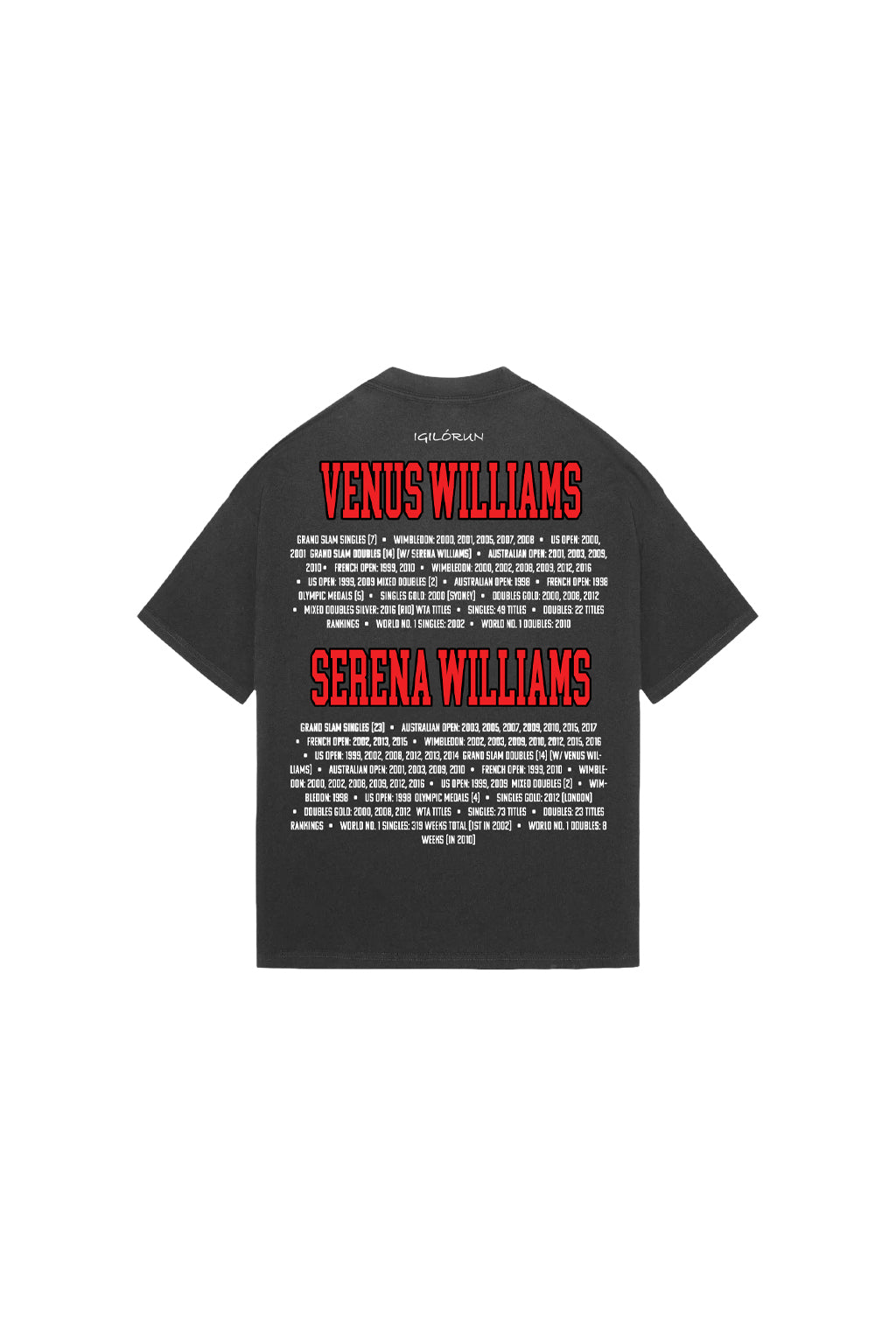 Compton Red T-Shirt Vintage Gray