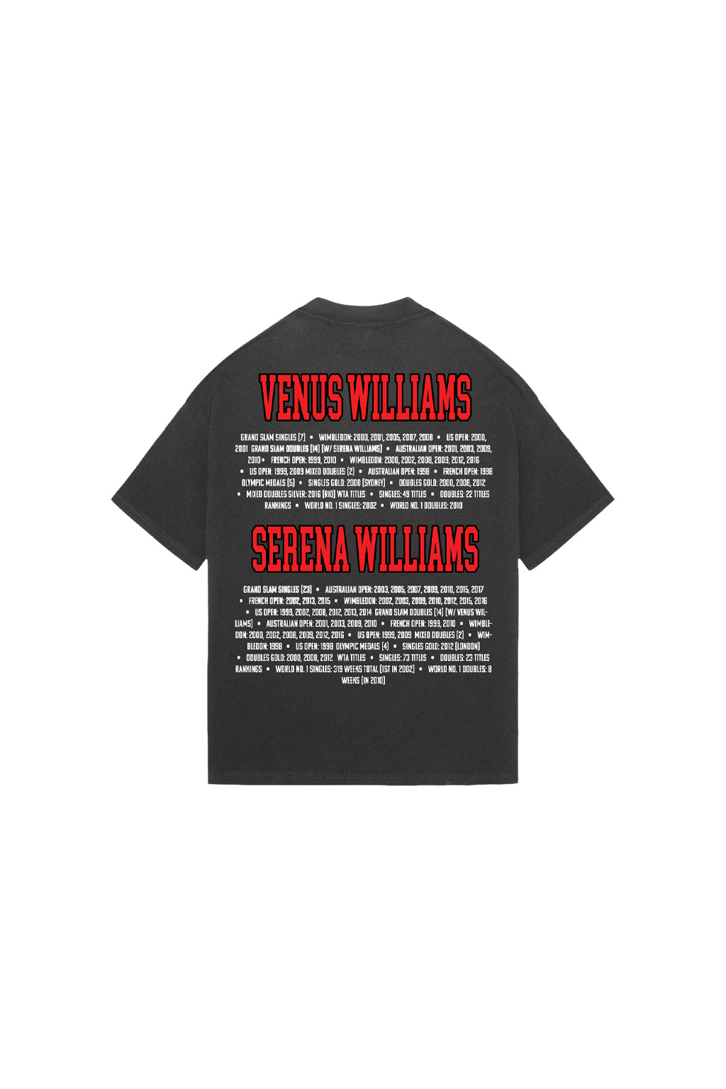 Compton Red T-Shirt Vintage Gray