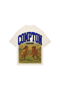 Compton Blue T-Shirt Off White
