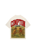 Compton Red T-Shirt Off White