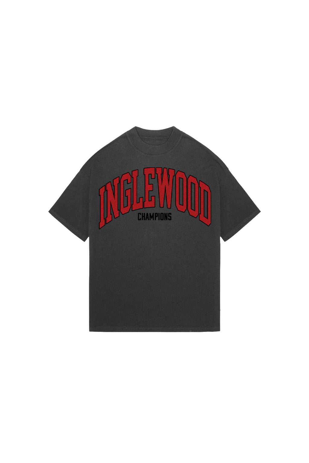 Inglewood Red T-Shirt Vintage Gray